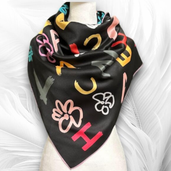 Colorful Patterned Scarf - Picture 1 of 3